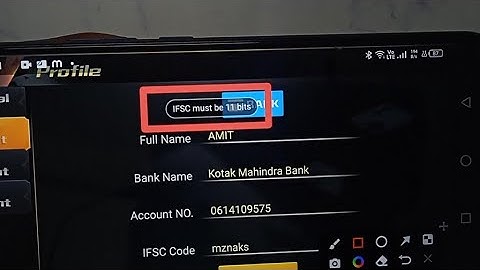 How to fix IFSC must be 11 bits problem solve in Lucky Ludo | IFSC must be 11 bits