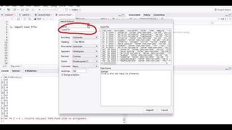 Read Text file in R