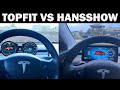 Topfit Vs Hansshow Instrument Cluster Comparison - Tesla Model 3/Y Display 2021