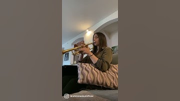 Thumbnail of I taught @Hiba Tawaji how to play the trumpet 🎺😂 She’s got the thing ! 🤦🏽‍♂️