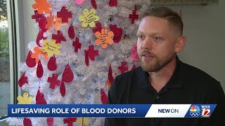 'Second chance at life': Winston-Salem man encourages people to donate blood after life-altering ...