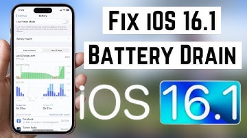 How to FIX iOS 16.1 Battery Drain Issue on iPhone