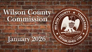 Wilson County Commission - January 2026