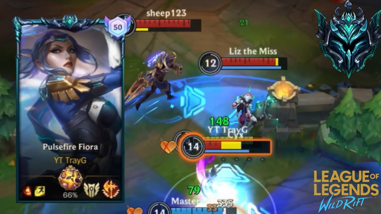 WILD RIFT FIORA VS MALPHITE TOP 50 Fiora gameplay YouTube