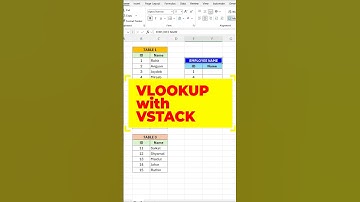 VLOOKUP With VSTACK in Excel ❗❗ Vlookup magic🔮#excelshorts #exceltricks #exceltutorial