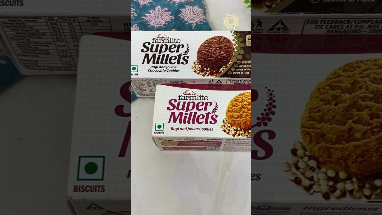 Are the Sunfeast Farmlite Super Millet Cookies healthy? 