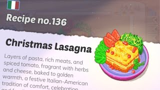 Cookingdom Level 136 Christmas Lasagna | Game Walkthrough🎮 screenshot 2