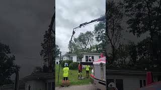 Storm damage in Beloit WI