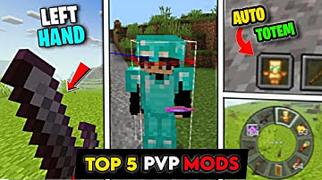 Top 5 New Epic PvP Mods For MCPE (1.21.91+) 🔥| Best PvP Mods MCPE/Pocket [2025] 😍 @GAMING_CORNER48 