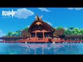 Genshin ⛩️ Shrine on the water | Serenitea Pot Design || 水上の神社 塵歌壺 [ 原神 ] replica id | 模本