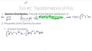 STAT 4520 Unit #2: Some properties of the gamma distribution Profile