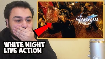 New Honkai Fan Reacts To WHITE NIGHT — Live Action Dance Music Video | Honkai: Star Rail REACTION