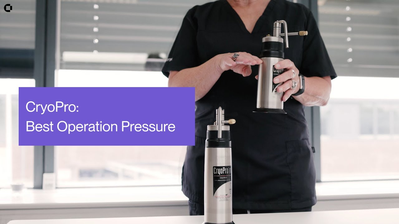 CryoPro FAQ: Best Operating Pressure