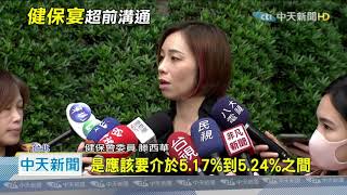 20201127中天新聞　健保費率首見併陳！42K四口之家保費月恐多付418元