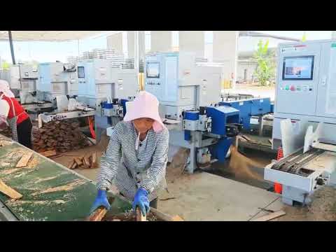 Multi Rip Saw + Smart EdgerDesigned for efficient fir wood processing into finger-jointed boards.