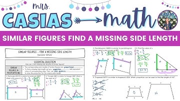 How to Find a Missing Side Length in Similar Figures | 7th Grade Math Lesson