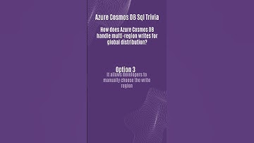 Azure Cosmos DB Trivia