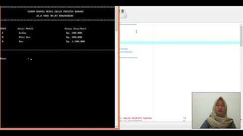 Program sorum rental mobil menggunakan C++