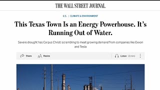 Wall Street Journal report sparks backlash over Corpus Christi water crisis