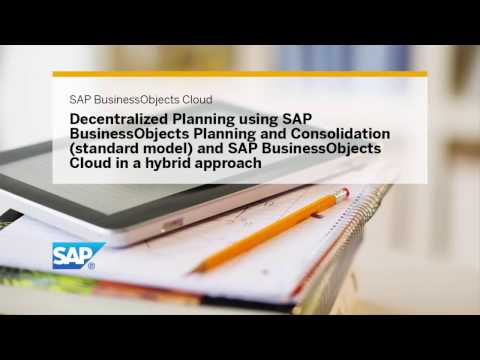Decentralized Planning using SAP BPC and SAP BusinessObjects Cloud in a hybrid approach