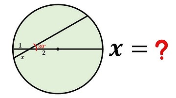 A Nice Geometry Puzzle | Determine the length of segment x.