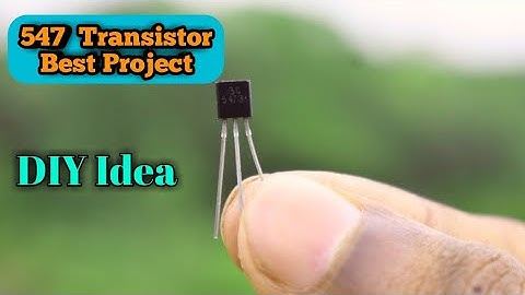 How to Make sound reactive Led || BC547 Transistor