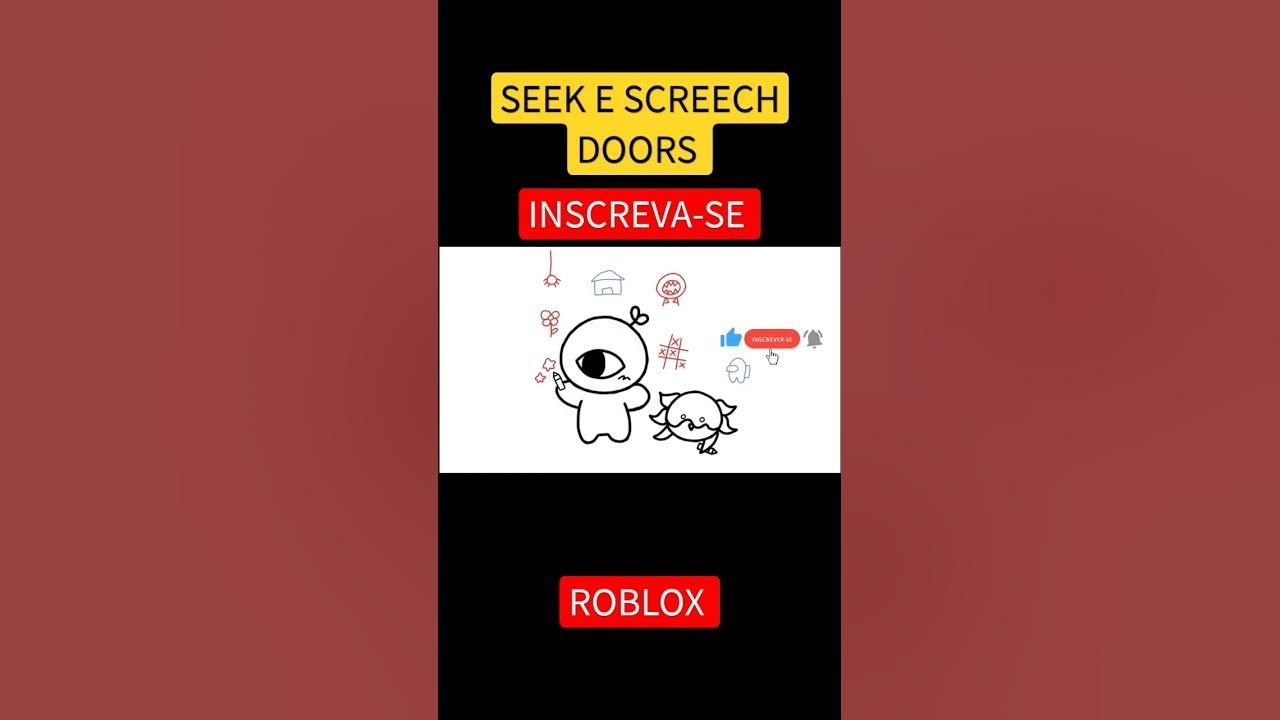 Como DESENHAR o SCREECH do DOORS ROBLOX - Como DIBUJAR a SCREECH de DOORS  ROBLOX 