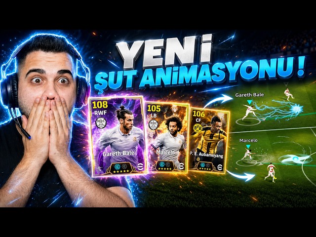 OHA! 😱 Yeni Şut Animasyonlu 108 Bale, 106 Aubeyamang, Marcelo! Top Açılımı + Deneme! 🔥