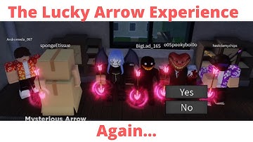 Using 10 Lucky Arrows!! [YBA]