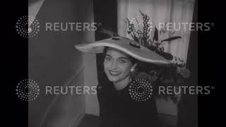 1955 UK: HAT FASHIONS IN CHARACTER: