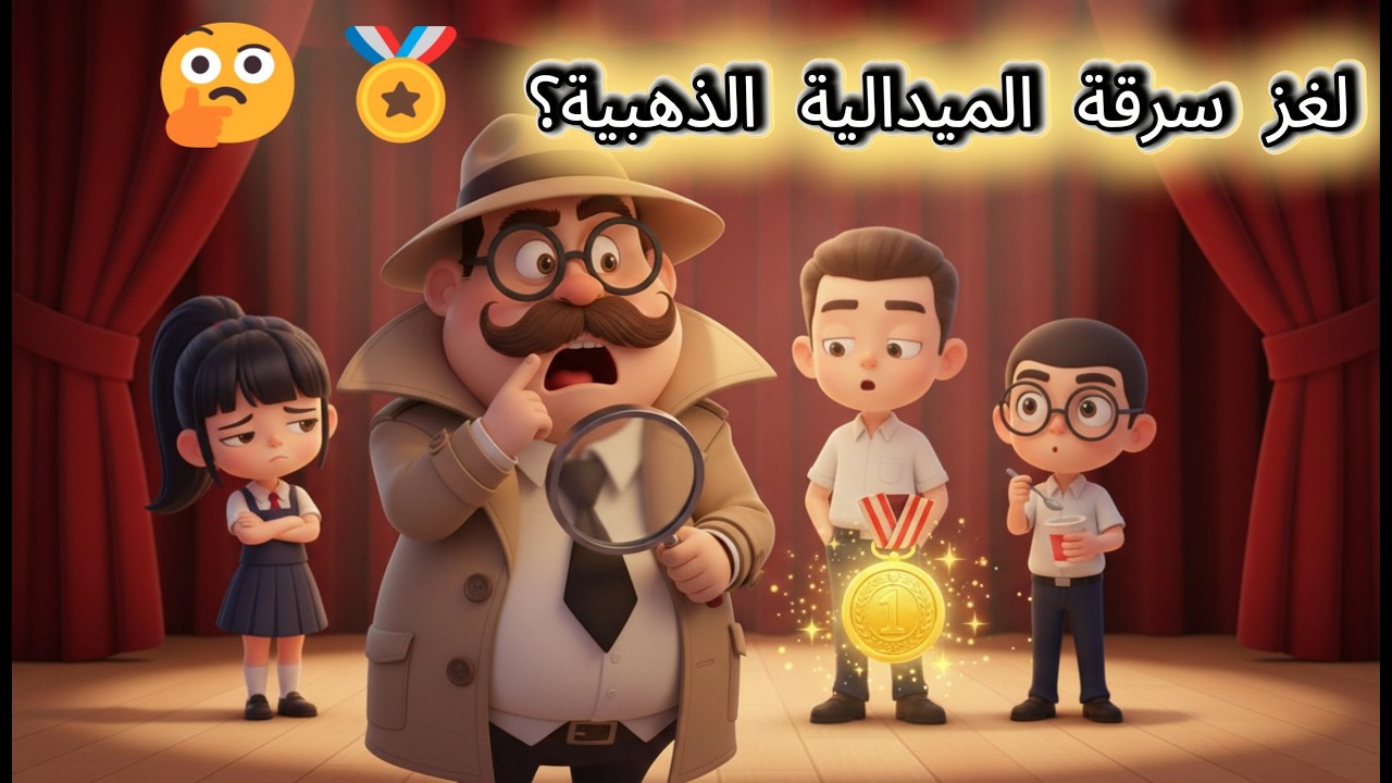 الحلقة 1| لغز سرقة الميدالية الذهبية؟ 🏅🤔 مع المحقق شلبي شكاك | هل تقدر تحل القضية؟