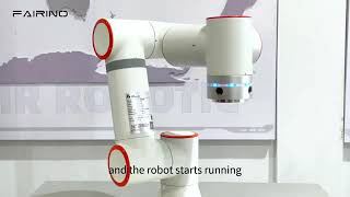 Fairino robot arm end indicator light explanation
