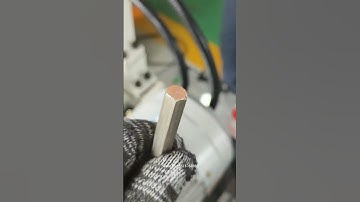 Solid hex bar chamfering machine