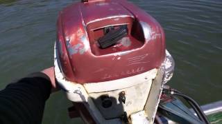 1956 Johnson 15 hp motor #2