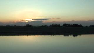 ２０１１年　秋分の日の日没