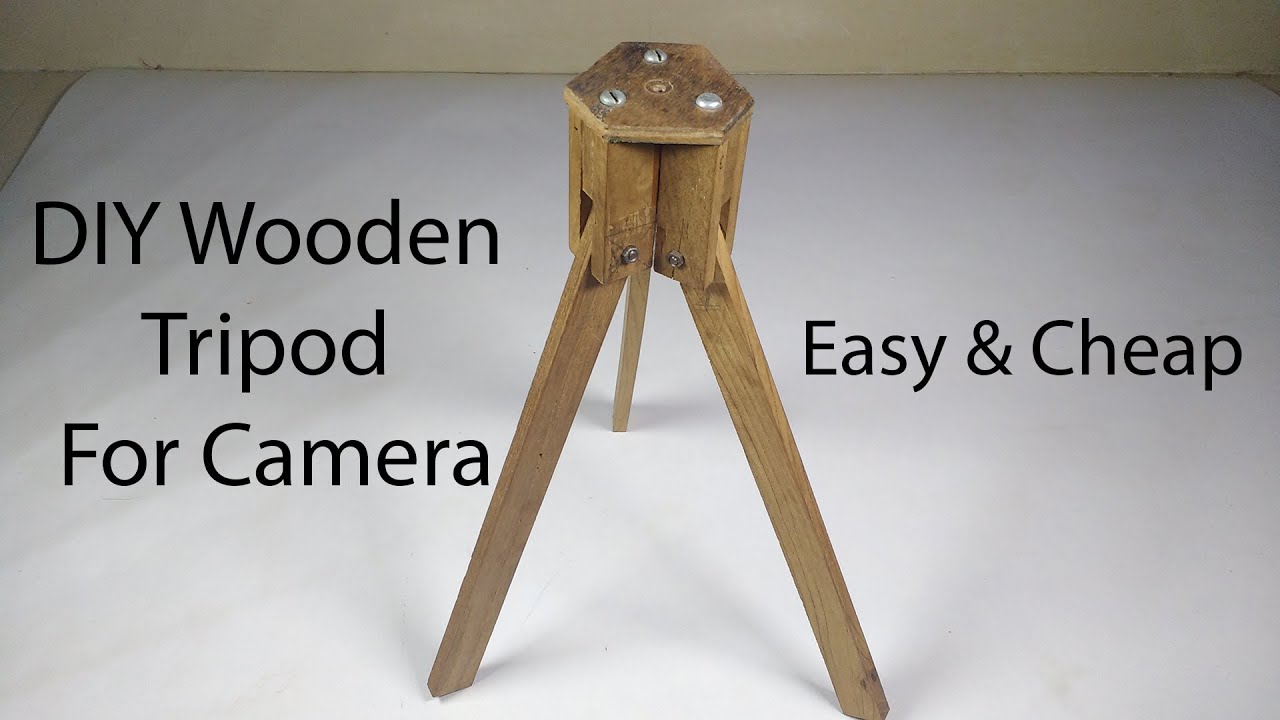 Wood tripod diy