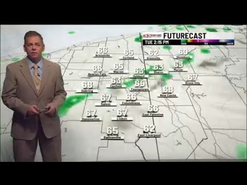 Mild today, strong storms possible Wednesday - YouTube