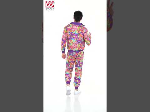 Foute trainingspak fluo neon Hippie Love unisex* video