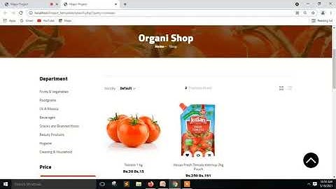 A Voice Controlled Web Application