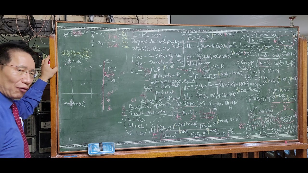 허정 교수 안테나이론 052. Oblique incidence on conducting boundary 2. - YouTube