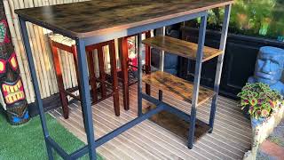 Vasagle Bar Table Showcase