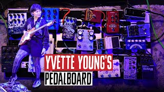 Yvette Young's Pedalboard