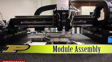 Purdue University CMS FPix Upgrade Module Assembly and Testing Video
