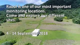 GeoNet Field Monitoring - Raoul Island Sept 2018
