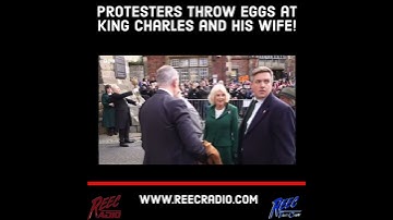 Protesters Throw Eggs at King Charles and his wife Queen Consort Camilla while visiting Yorkshire!
