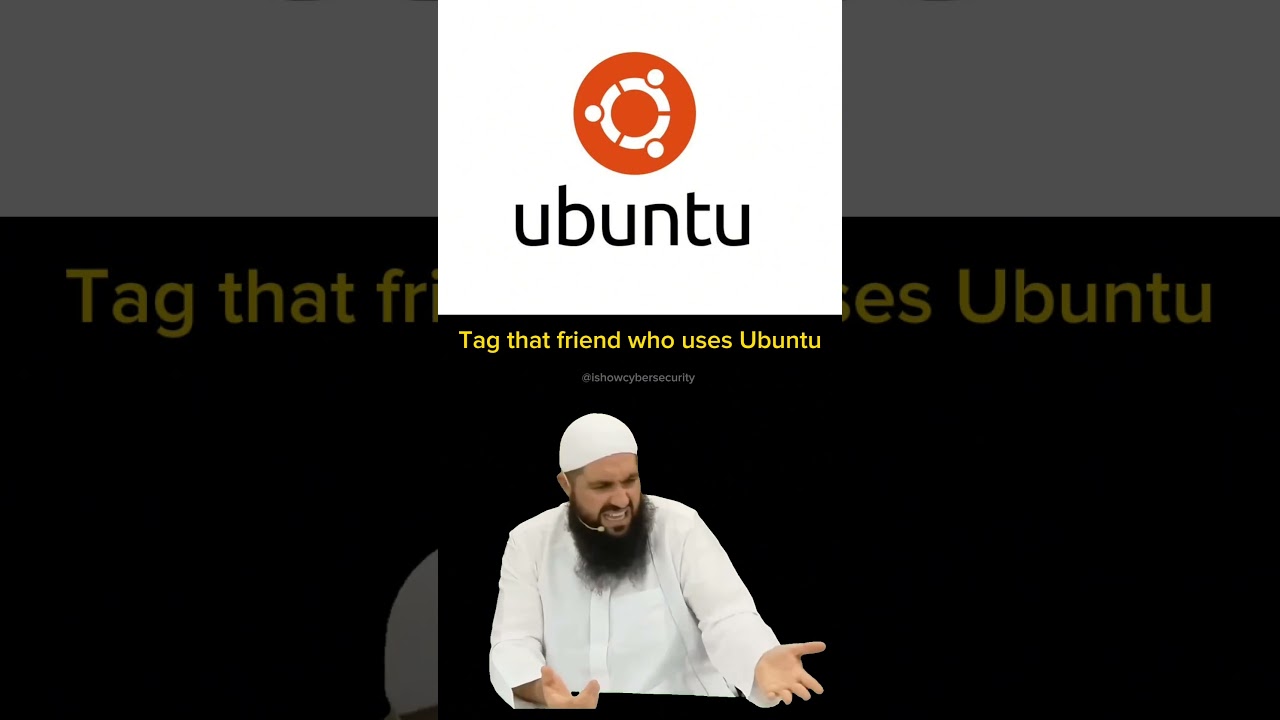 When you see your friend using Ubuntu #ubuntu20 #ubuntu #linux #viralvideo  #cybersecurity