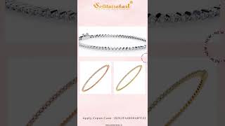 Exquisite Natural Diamond Bracelets in Yellow, Rose &amp; White Gold – Flat 15% OFF at Solitairekart