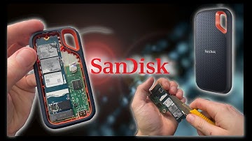 SanDisk  Extreme Portable SSD TEARDOWN (Shucking)!
