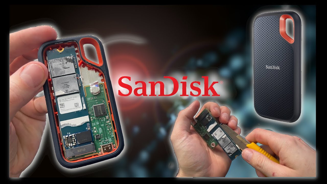 SanDisk Extreme Portable SSD TEARDOWN (Shucking)! 