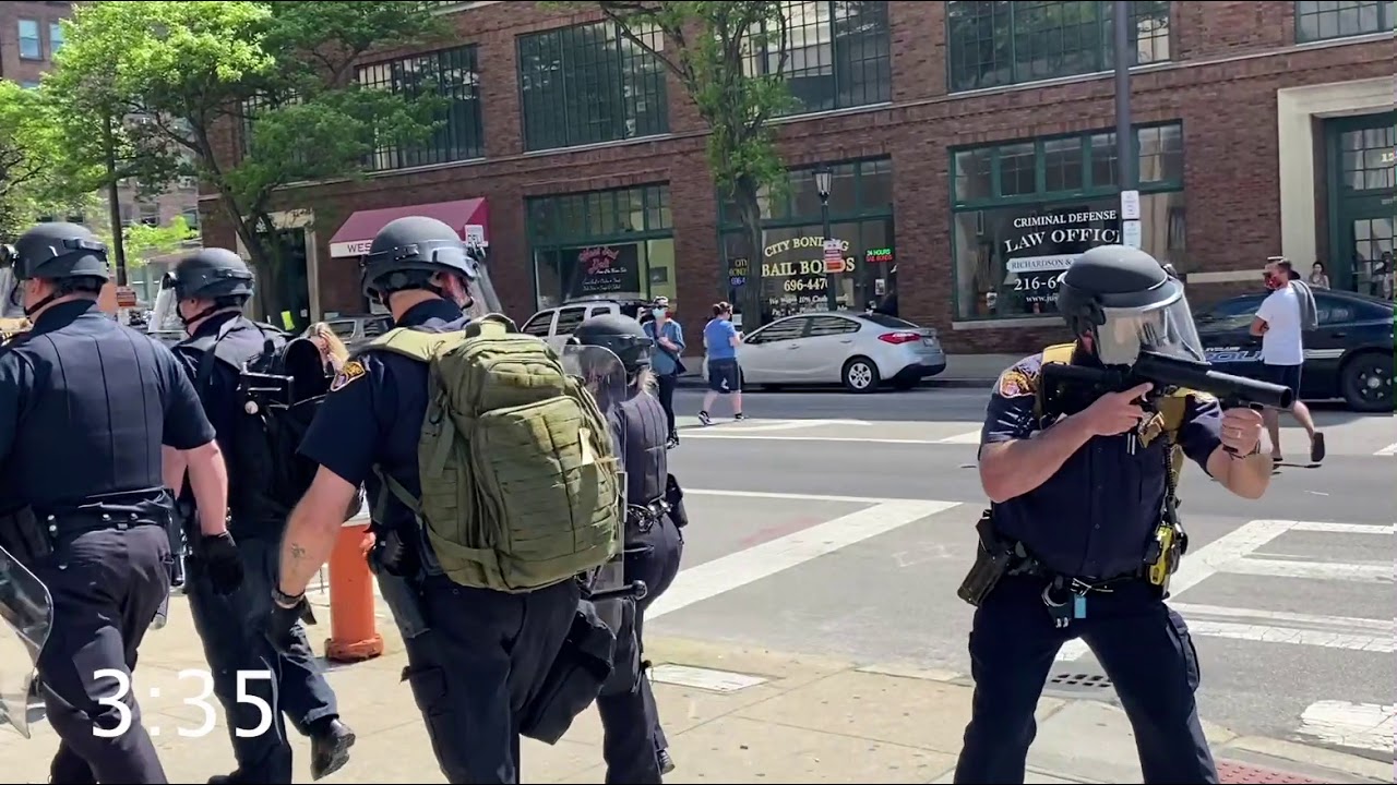 George Floyd protests in Cleveland: a timeline - YouTube